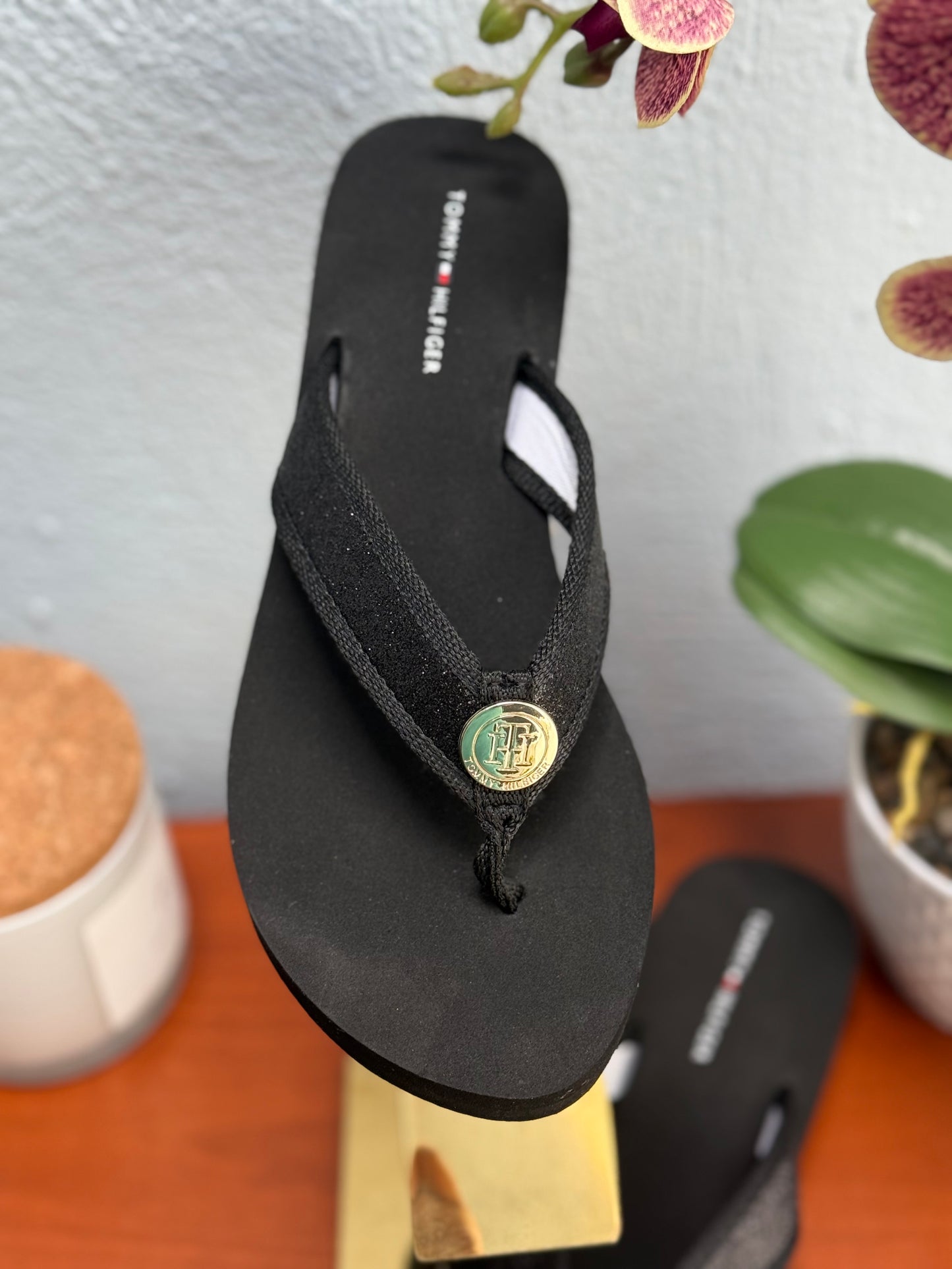 Sandalias TH Correa Brillosa