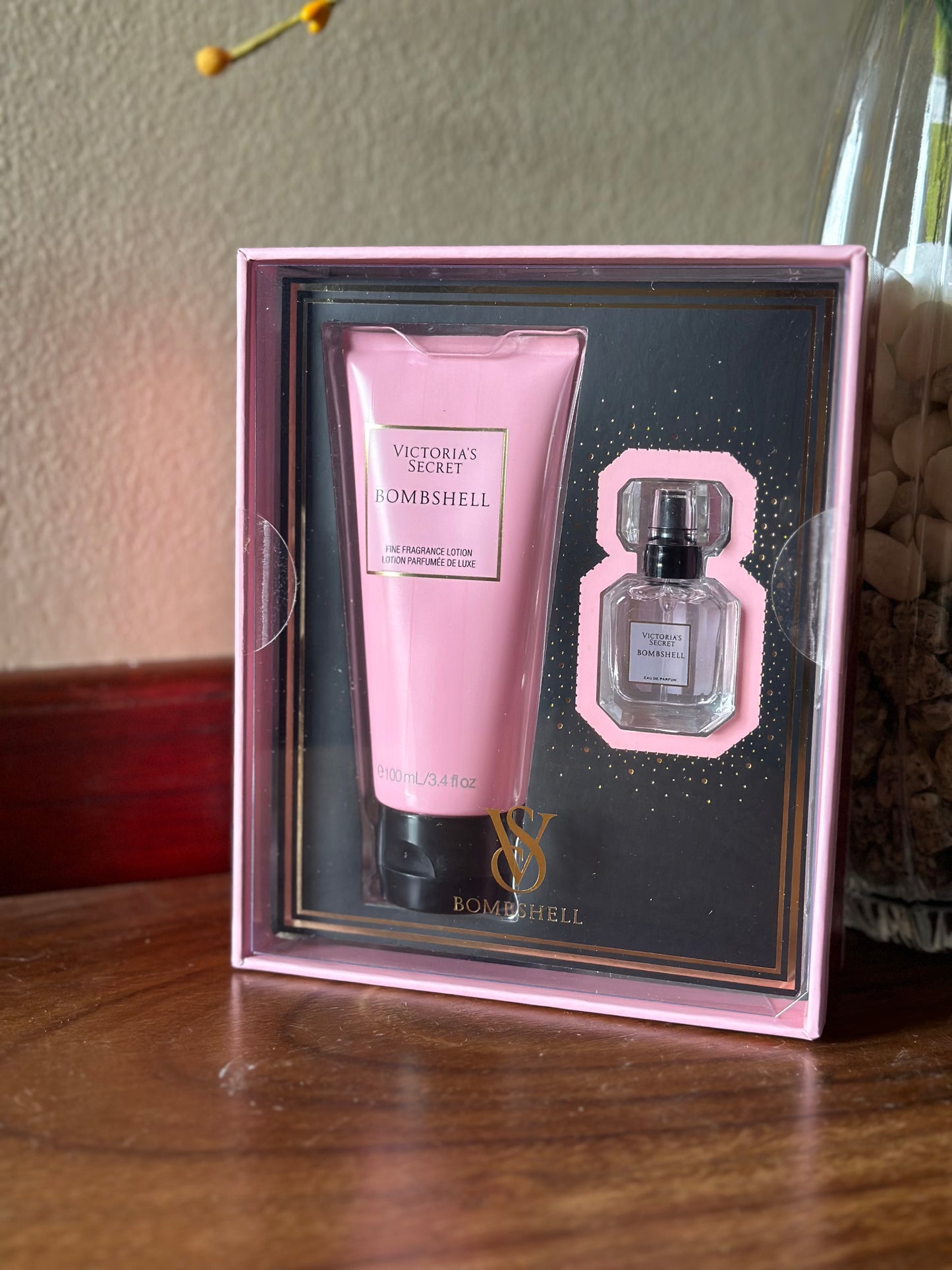 Dúo de Loción y Mini Perfume Bombshell