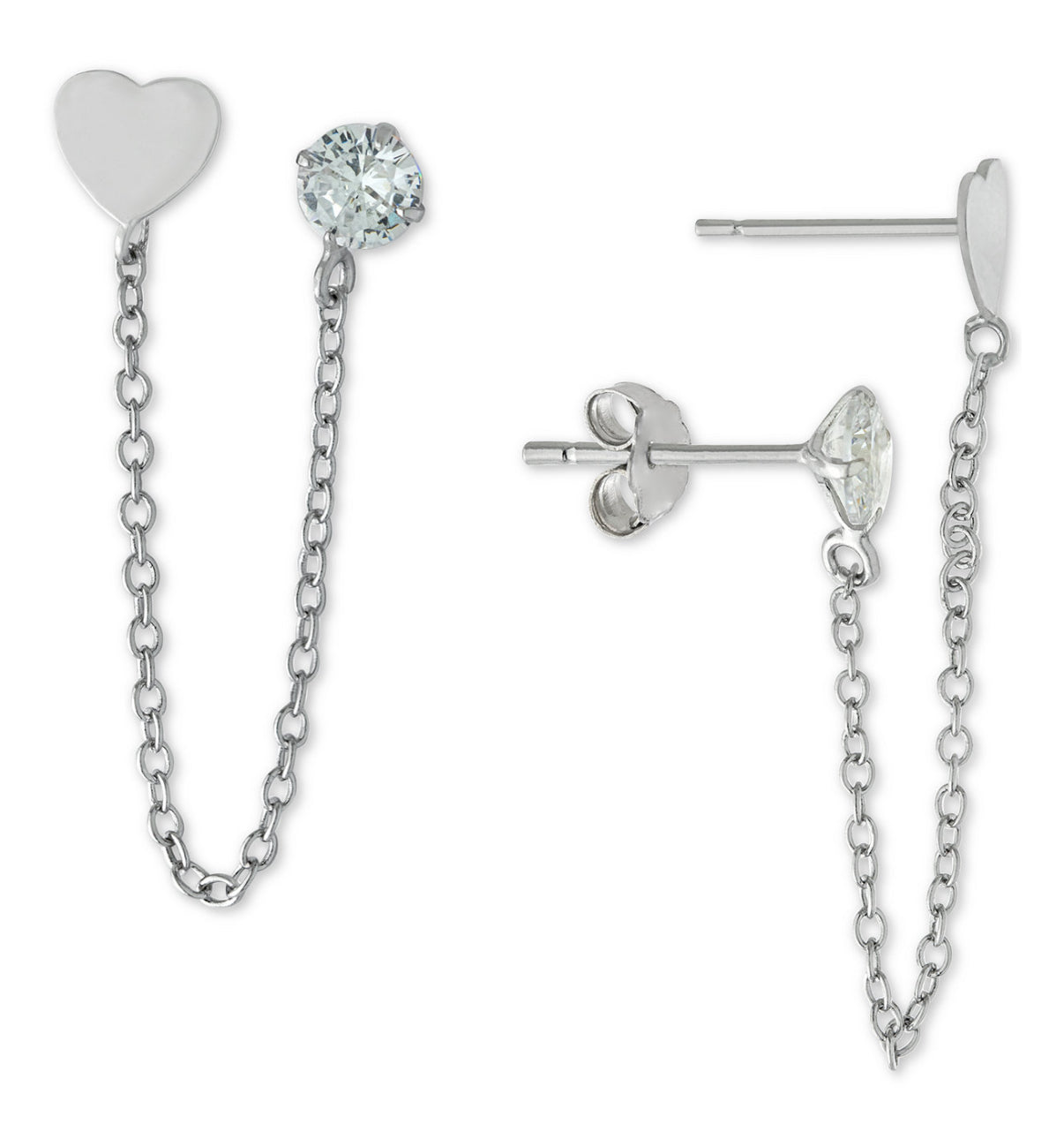Pendientes de Plata Chapado en Oro