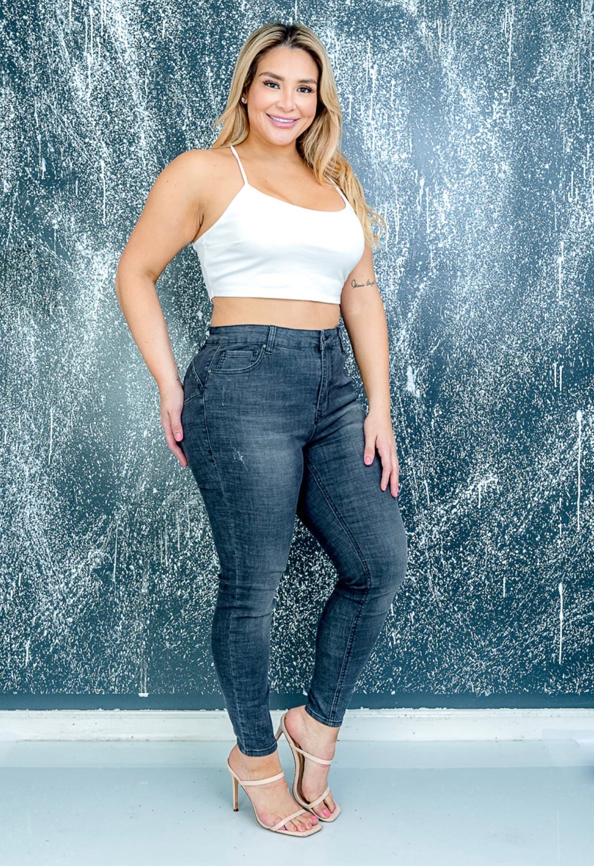 Pantalón de Mezclilla Talla Plus