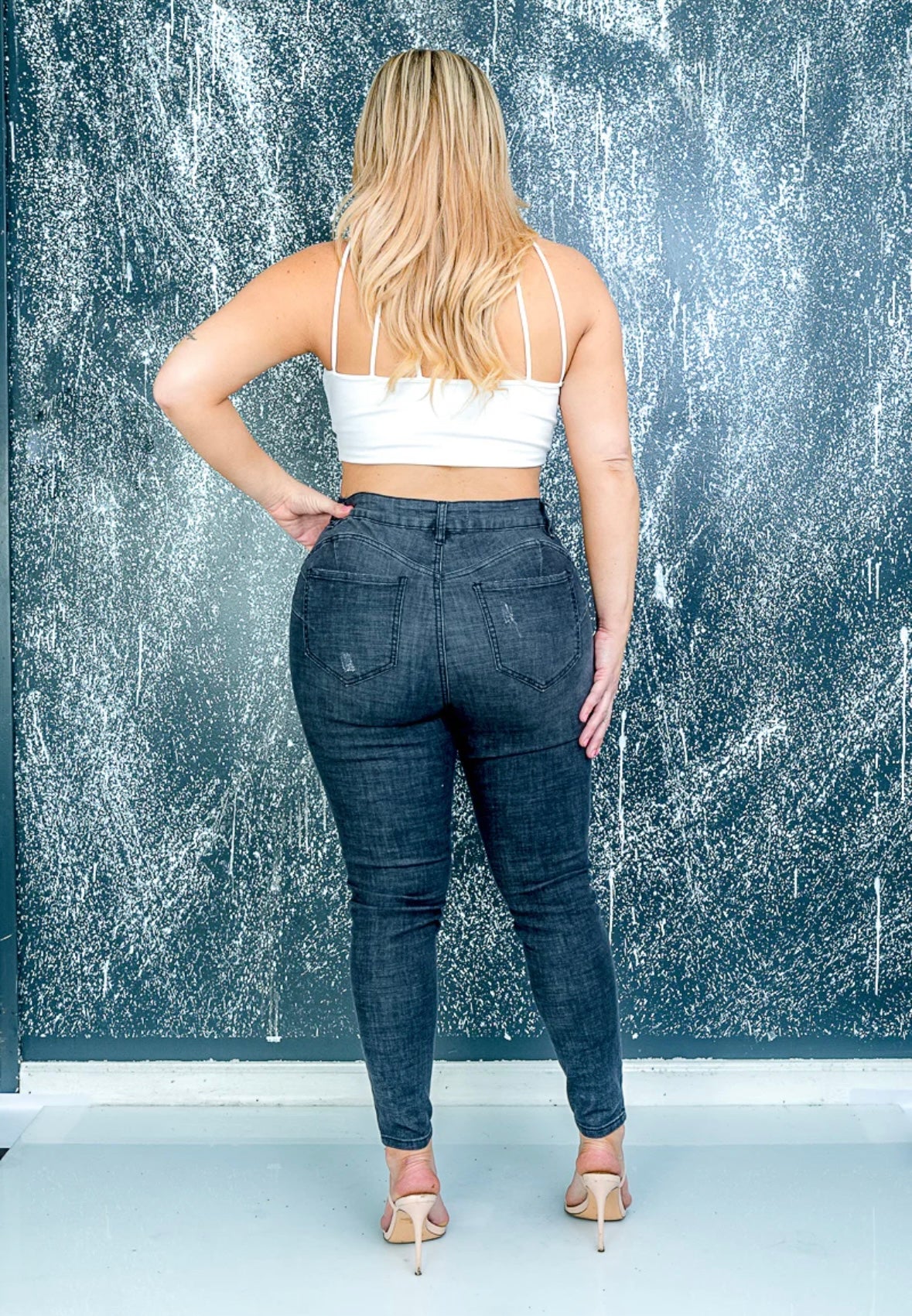 Pantalón de Mezclilla Talla Plus