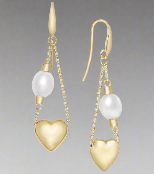 Pendientes de Plata Chapado en Oro de 14 Quilates